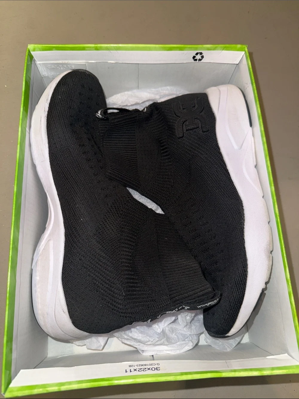 Womens Black Knit Slip-On Sneakers - Lightweight Comfort